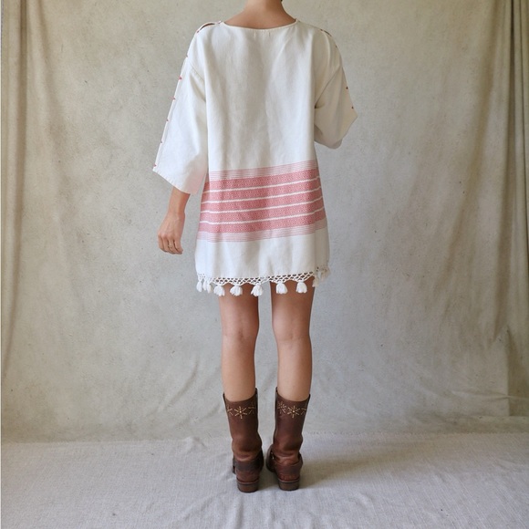 Proud Mary Woven Cotton Tribal/Ethnic Tunic - Picture 3 of 8